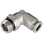 1/8inch OD x 1/8inch NPT Swivel Elbow Male