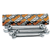 Open Ring Flare Nut Wrench Set of 10 Metric