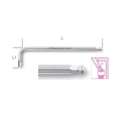 3mm Stainless Steel Ball Head Offset Hex Wrench