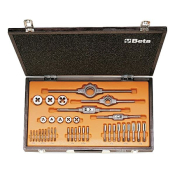 Chrome Steel Tap & Die Set of 36 Whitworth