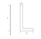 600mm Precision Steel Square