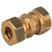3/8inch OD Equal Brass Coupling