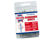 Aluminium Rivets 3.2mm x 10mm Medium Pre-Pack of 100