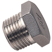 1.1/2inch NPT Hex Blanking Plug S/Steel 150lbs