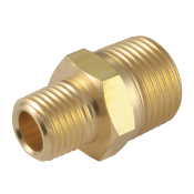 1/4x1/2inch BSPT Hex Male Brass Nipple