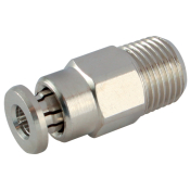 4 M8x1 Straight Male Adaptor