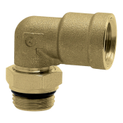 M22 x M22 Elbow Metric Thread Male & Female