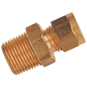 1/2inch OD x 1/2inch BSPT Brass Male Stud