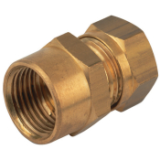 1/2inch OD x 1/2inch BSPP Female Brass Stud