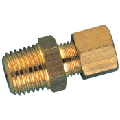 10mm OD x 3/8inch BSPT Male Brass Adaptor