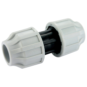 63mm OD Straight Connector Polypipe