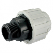 25mm OD x 3/4inch BSPT Male Straight Adaptor