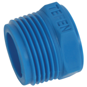 1/2inch x 1/8inch BSPT Male/Female Reduce Bush Blue