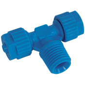 8mm x 1/4inch Male Branch Tee