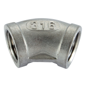 1.1/2inch BSP Female Equal Elbow 45° S/Steel