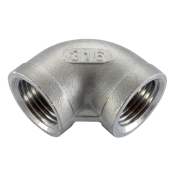 1inch BSP Female Equal Elbow 90° S/Steel