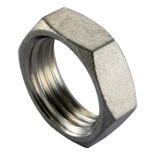 1inch BSP Female Hex Locknut S/Steel