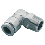 8mm x 1/4inch BSPT Swivel Elbow Male S/Steel