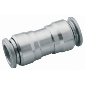 6mm OD Equal Elbow Connector S/Steel
