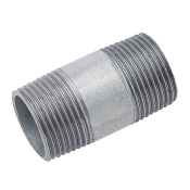 1.1/2inch x 100mm Medium Duty Malleable Iron Barrel Nipples Galvanised