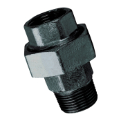 1/2inch Male & Female Equal Union Taperseat Black