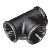 3/4inch Female Equal Tee (Fig 161) Black