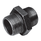 3/8inch Hexagon Nipple (Fig 144) Black