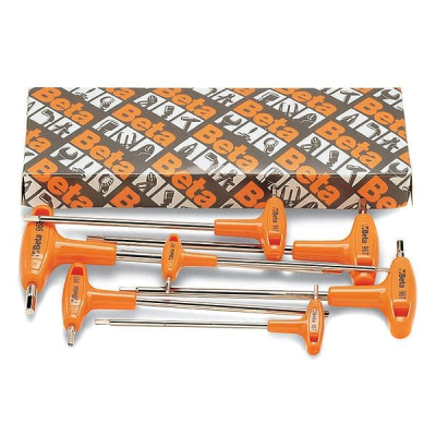 Offset Hex Key Wrench Set of 6 Metric