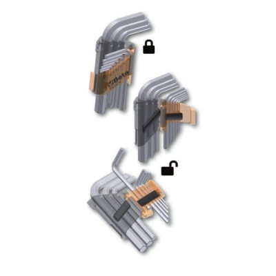 Ball Head Offset Key Wrench Set of 8 Torx