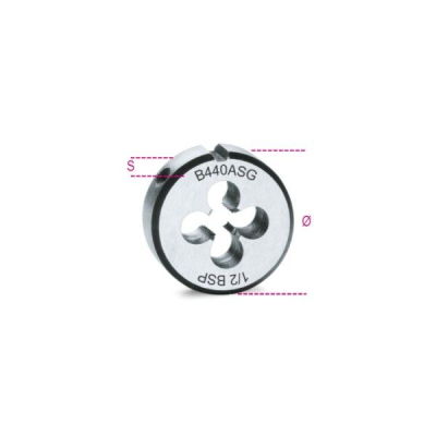 1/4Inch Round Dies GAS BSP Thread