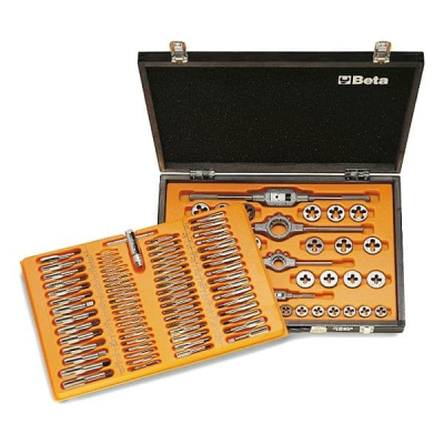 Chrome Steel Tap & Die Set Metric Thread