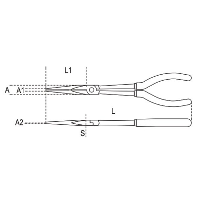 Extra Long Needle Nose Pliers Special Ops