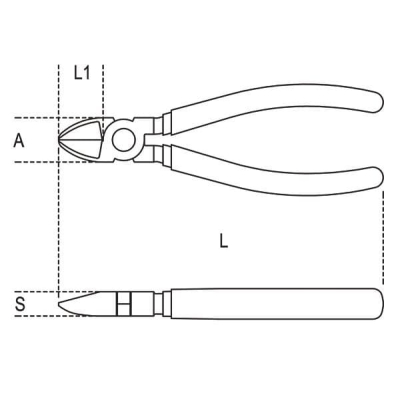 160mm Diagonal Cutting Nippers