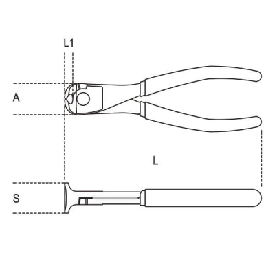 180mm Heavy Duty End Cutting Nippers