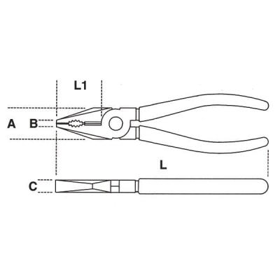160mm Insulated Combination Pliers