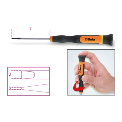 4mm Micro Slotted Screwdriver