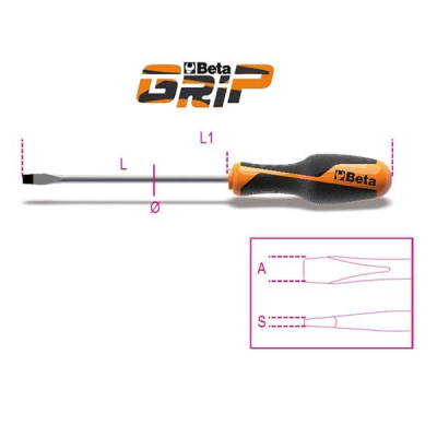 6.5x150mm Slotted Screwdriver