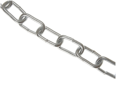 Zinc Plated Chain 6mm x 10m Box Max Load 250kg