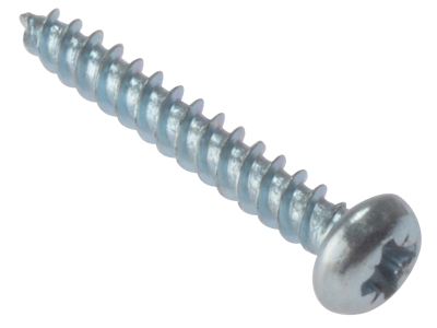 General Purpose Pozi Screw Round Head TT ZP 1.1/4Inch x 8 Box 200