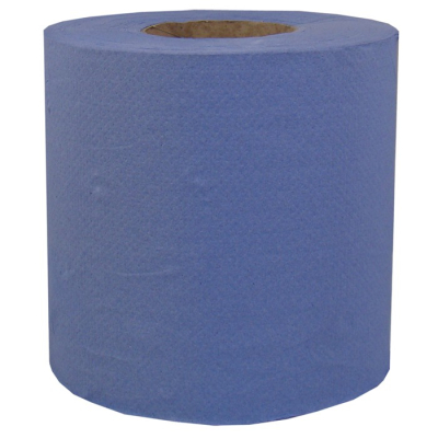 Centre Feed 180mm x 110MM Blue PK6 Wiper Roll