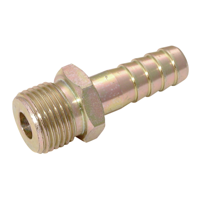 3/4Inch BSPP Male x 3/4Inch Hose Steel Plated