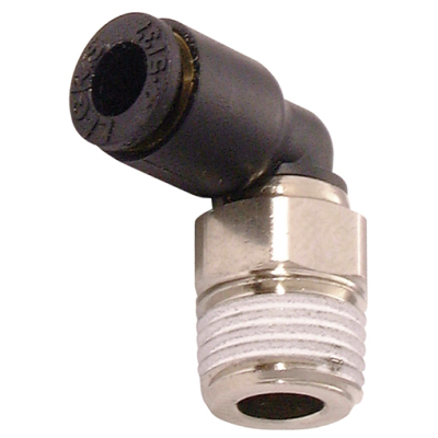 8mm OD Tube x 1/8Inch BSPT Male Stud Elbow