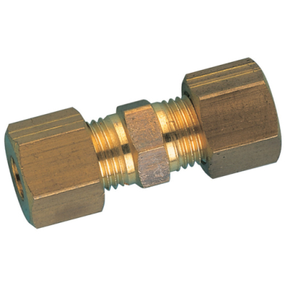 12mm OD Straight Brass Adaptor