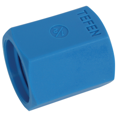 1/4Inch BSPT Equal Female Socket Blue