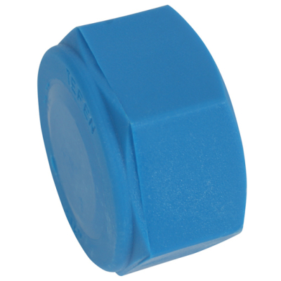 1/2Inch BSPT Female Blanking Cap Blue