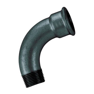 1/4Inch Male x Female Equal Bend 90° Black