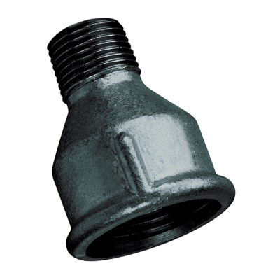 1Inch x 3/4Inch Male x Female Reducing Socket Black