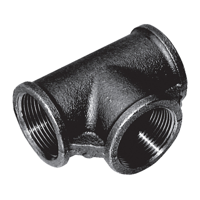 3/4Inch Female Equal Tee (Fig 161) Black