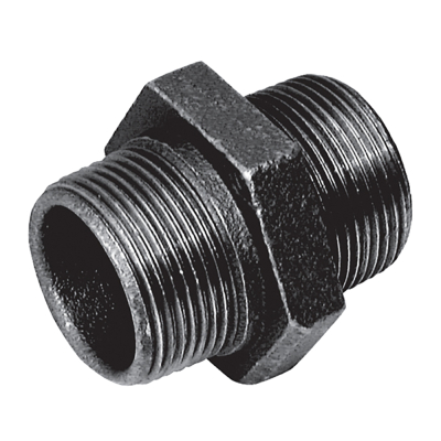 3/8Inch Hexagon Nipple (Fig 144) Black