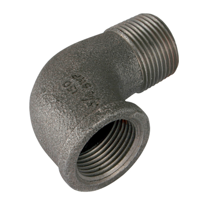 1/8Inch Male x Female Equal Elbow Black